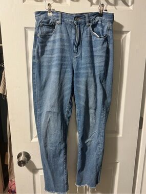 American Eagle Outfitters Light Blue Straight Leg Jeans